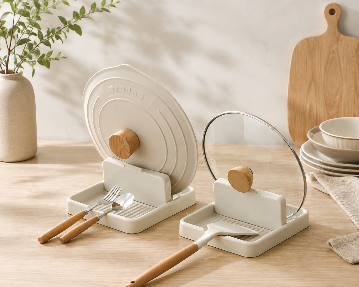 Support de Couvercle de Casserole pour Cuisine | Organisateur de Couvercles