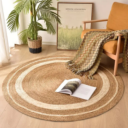 Nordic Style Woven Carpet for Home and Bedroom