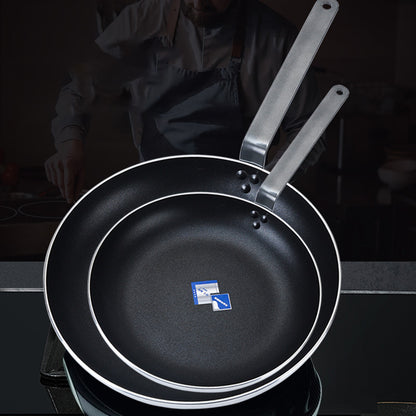 High Quality Flat Bottom Aluminum Alloy Frying Pan