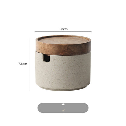 Retro Japanese-style Ceramic Seasoning Pot
