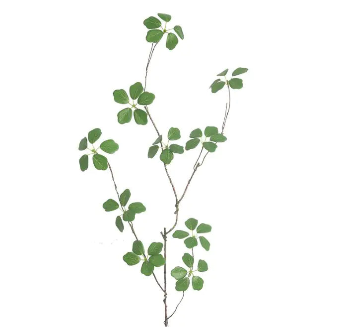 Minimalist Zen Style Faux Green Plant Decor Branches