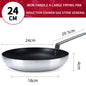High Quality Flat Bottom Aluminum Alloy Frying Pan