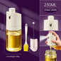 2-in-1 Glass Oil Bottle and Dispenser for Cooking