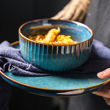 Creative Ceramic Bowl Set for Home Use (Nordic Style)