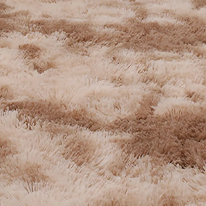 Soft Tie Dye Plush Area Rug for Bedroom & Living Room