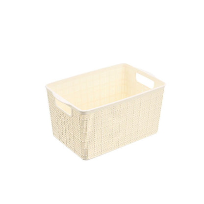 Panier de Rangement Tressé Multi-Usage – Salle de Bain, Cuisine, Bureau & Chambre