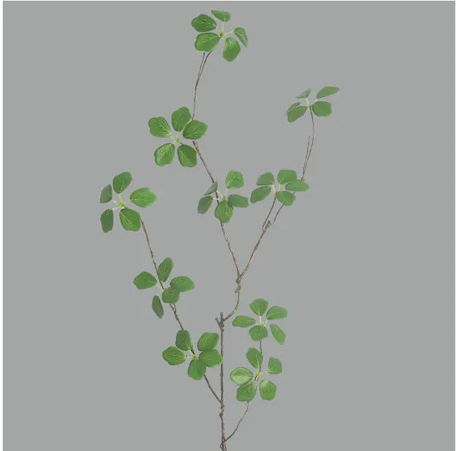 Minimalist Zen Style Faux Green Plant Decor Branches