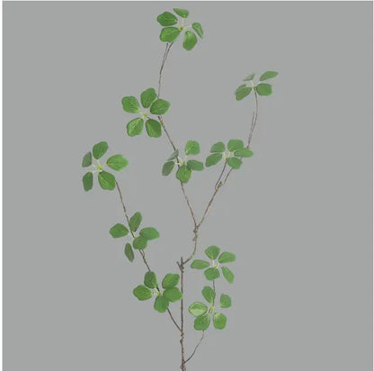 Minimalist Zen Style Faux Green Plant Decor Branches