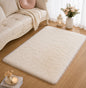 Tapis Shaggy Blanc Ultra Doux – Effet Fourrure