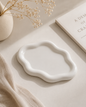 Plateau Décoratif en Céramique Nuage – Vide-Poche pour Bijoux, Clés et Accessoires