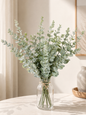 12 tiges d’eucalyptus artificiel – 38 cm (Lot de 12)