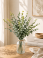 12 tiges d’eucalyptus artificiel – 38 cm (Lot de 12)