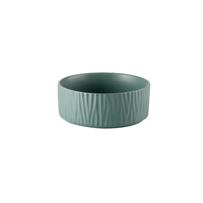 Ceramic Tableware with Nordic Tree Pattern Bowls
