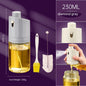 2-in-1 Glass Oil Bottle and Dispenser for Cooking