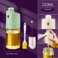 2-in-1 Glass Oil Bottle and Dispenser for Cooking