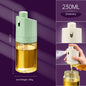 2-in-1 Glass Oil Bottle and Dispenser for Cooking