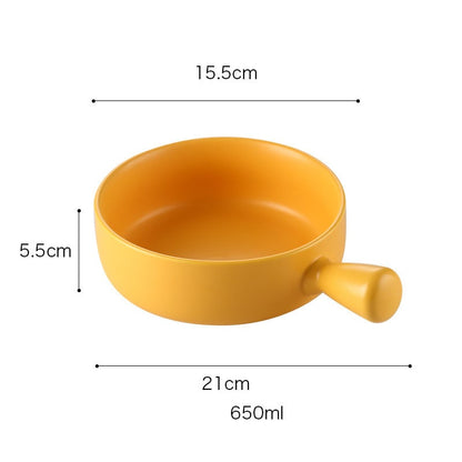 Nordic Style Round Baking Pan for Modern Kitchens