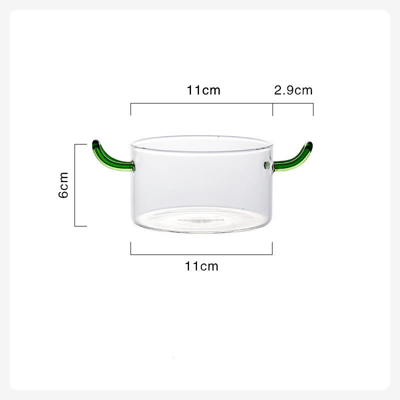 Nordic Borosilicate Heat-Resistant Glass Salad Bowl