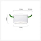 Nordic Borosilicate Heat-Resistant Glass Salad Bowl
