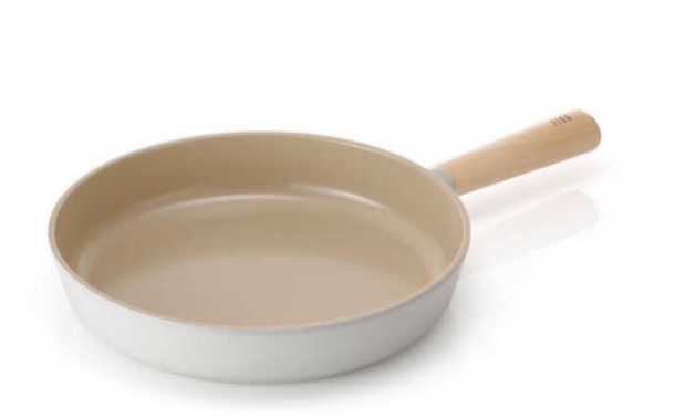 Poêle à frire blanche en céramique antiadhésive coréenne