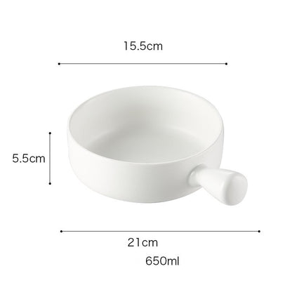Nordic Style Round Baking Pan for Modern Kitchens