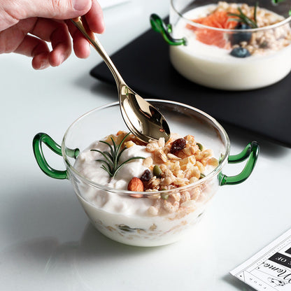 Nordic Borosilicate Heat-Resistant Glass Salad Bowl