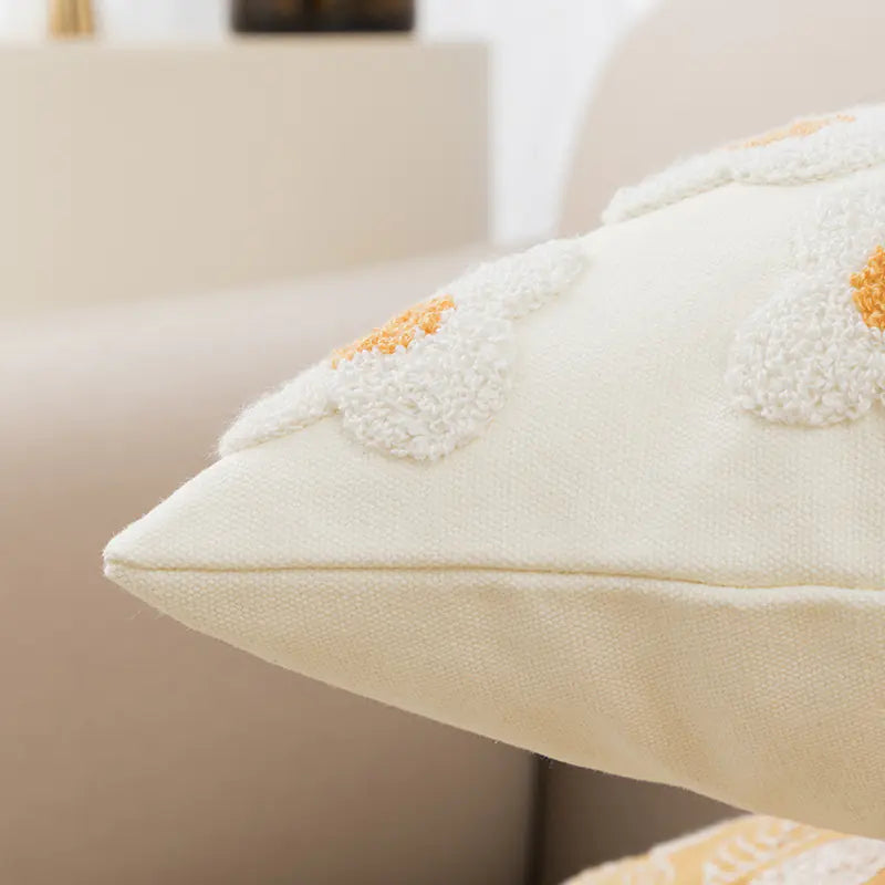Nordic Embroidered Throw Pillow Cushion for Sofa