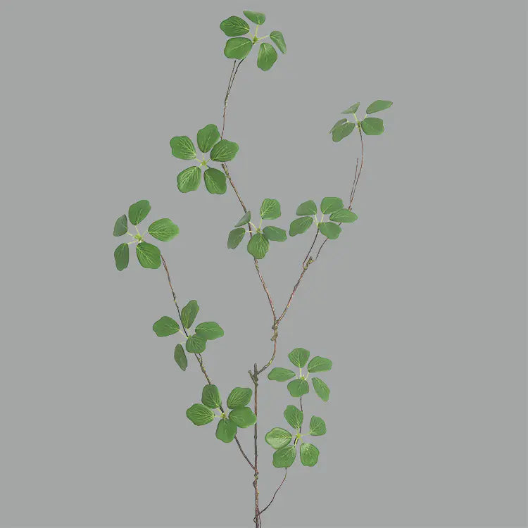 Minimalist Zen Style Faux Green Plant Decor Branches