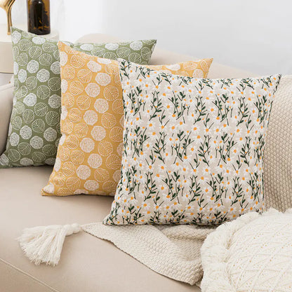 Nordic Embroidered Throw Pillow Cushion for Sofa